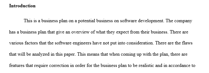 Evaluate the viability a business that is in need of financing.