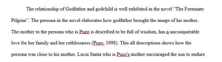 Explain how the notion of family (as well as honor and tradition) operates in this pairing