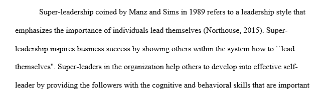 List and define the four major types of leadership as discussed in class