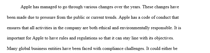 List specific changes that Apple has made to its Code of Conduct in recent years
