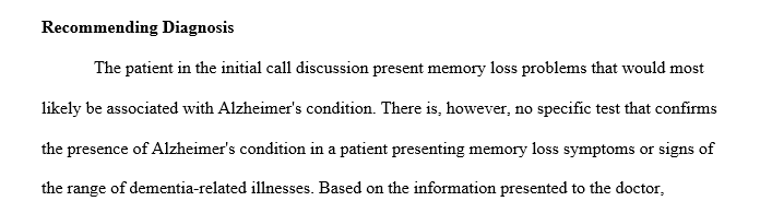 Making a Differential Diagnosis