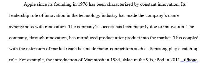 Think of an innovative company and explain how its ability to adapt has enabled the organization to remain competitive