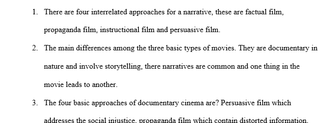 What are the four related ways we can define the term narrative