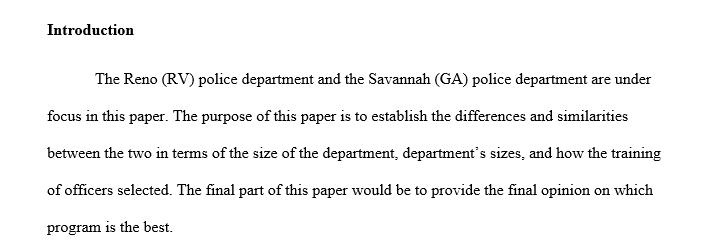 What are the significant differences regarding the size of the department
