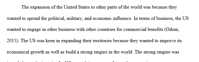 What were the benefits of America’s imperialistic actions for the people