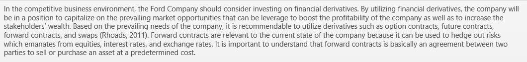 Analyze the functions of derivative instruments within a financial context