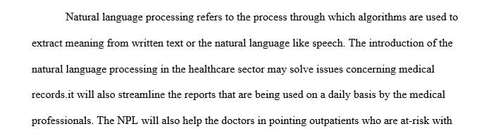 Conduct an online search of journal articles associated with natural language processing