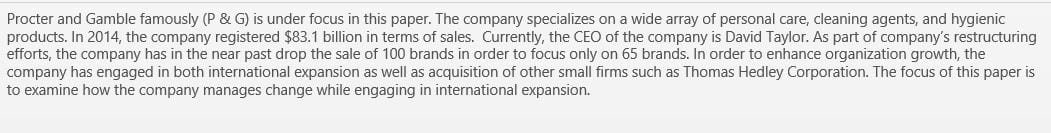 Define the contribution of employee empowerment as a catalyst for change into a global organization