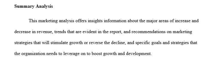 Minimum 750-word memorandum for the SVP providing insights and commentary