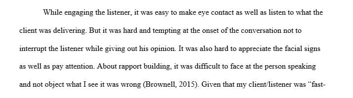 What was difficult about rapport building