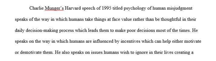 Charlie Munger is one of my personal academic and financial hero's