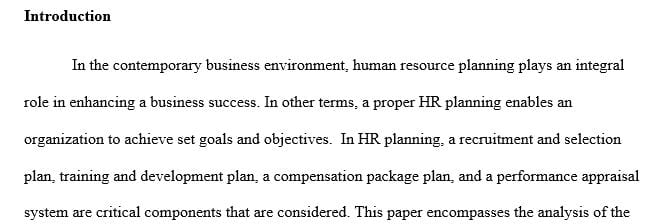 Create a Human Resources plan of the steps needed to create a one-person HR department