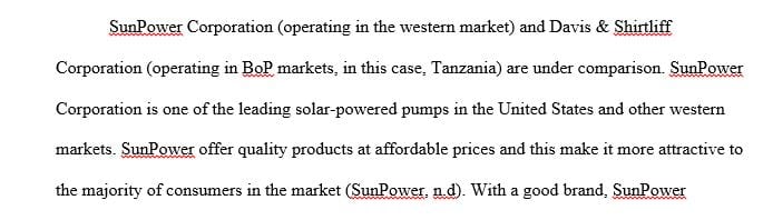 Creation of a solar water pump irrigation system improve the agricultural sector of Tanzania