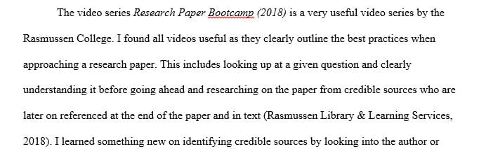 Did you find the Research Paper Bootcamp Video Series useful