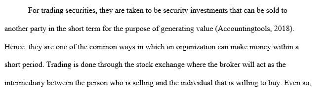 Discuss how companies are required to assign each category of securities into its current and noncurrent portions.