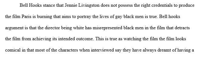 Do you think it was unethical for Jennie Livingston to direct and create the film Paris is Burning