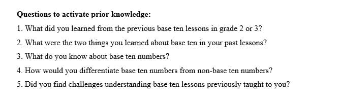 Draft 20 essential questions to guide meaningful learning progressions and foster problem-solving