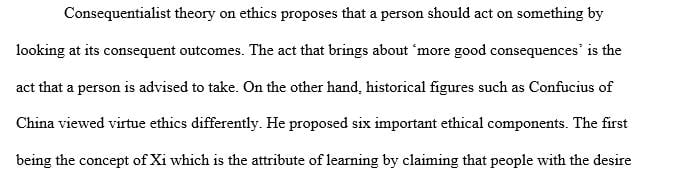 How a moral dilemma in your own field of study could be resolved by the application  