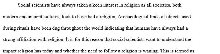 What exactly is secularization and how do sociologists try to measure it