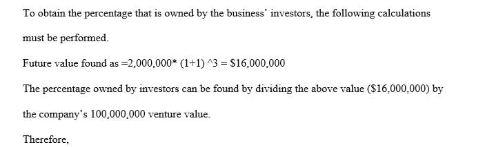 What percent of ownership must be sold to grant the 100 percent three ...