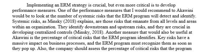 What performance measures would you recommend that use so that they can monitor progress and performance