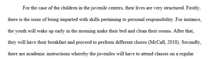 What problems do juveniles experience in adapting to institutional life