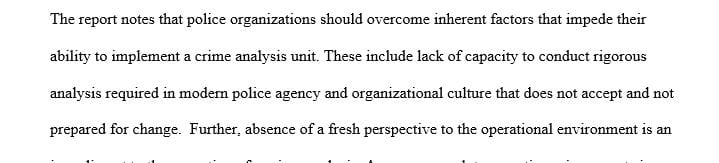 What three factors did the agency look for when recruiting Crime Analysts