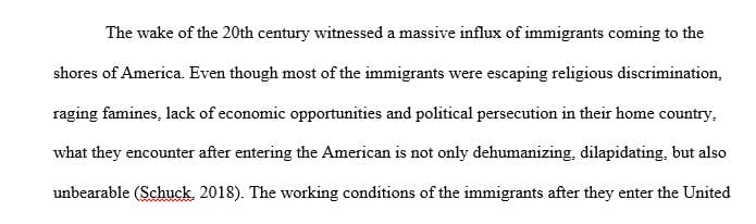 What was life like for the numbers of new Americans entering the United States