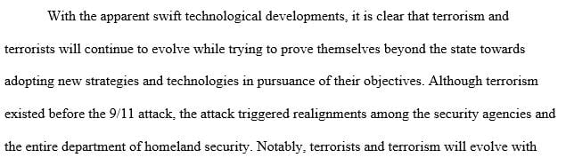 What will the future terror attacks look like and what will be their method of destruction