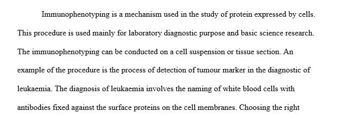 Why should both the isotype control and the specific antibody both have the same fluorophore