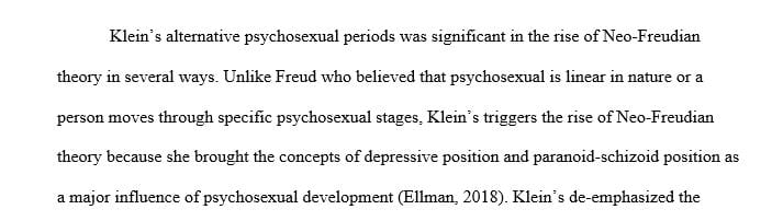 Why was this significant in the rise of Neo-Freudian theory