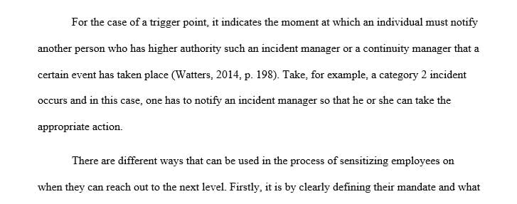 You are asked to shed some more light on this aspect of communication and assessment of impact