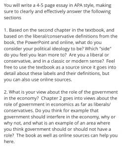 What your opinion is on government in the economy.
