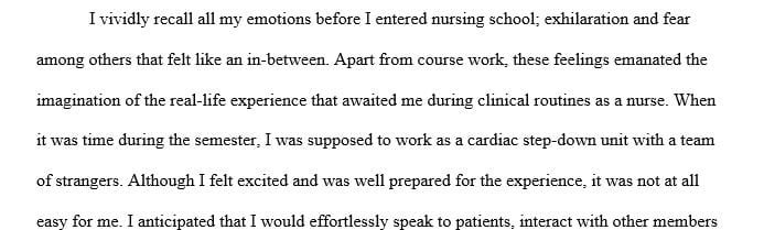 Describe a clinical experience that was troubling to you.