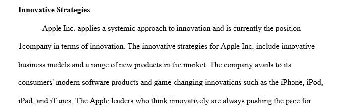 Discuss the possible future opportunities for innovation in your industry & firm