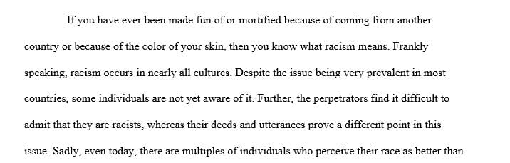 Identify a diversity situation or cultural dilemma that is prevalent in today’s society