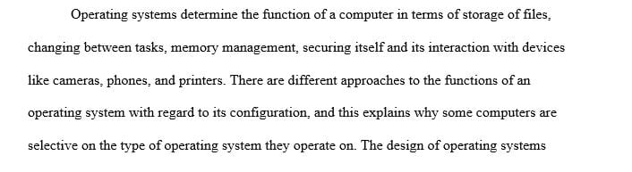 Operating systems (OSs) are the most important software on a computer.