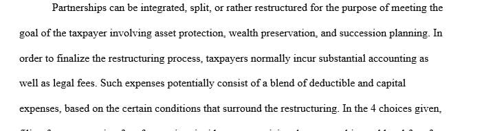 Which of the following expenses qualify as organizational expenses under IRC Sec 709 and may be deductible