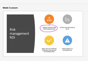 Write a article on ERM Integrated Risk Management ROI