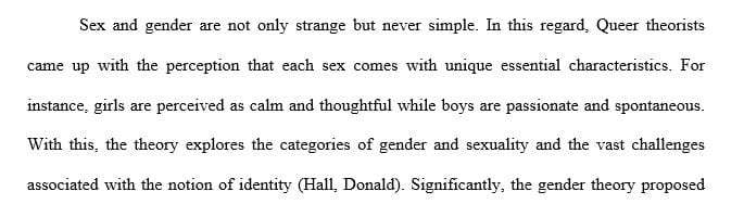 Analyze how Gender and Queer theories apply to The Importance of Being Earnest.