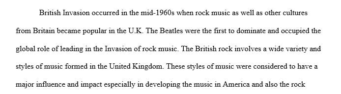 Argument about which segment you believe contributed the greatest towards rock music