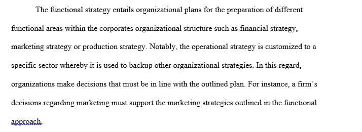 Conduct research on corporate strategies and the effects they have on decision process