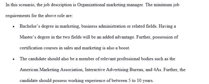 Determine two (2) ways these requirements could impact staffing at your organization.