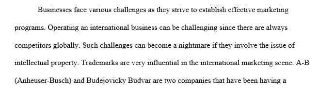 Discuss the difficulties that both faced in operating in international markets