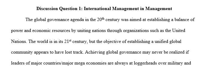 Discuss the major fallacy or elephant-in-the-room the secularist internationalists or Globalists 
