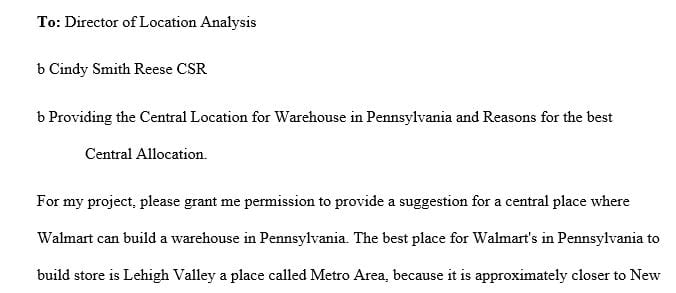 Find the location coordinates of the Walmart stores in Pennsylvania