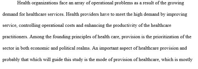 Identify a common operational challenge in healthcare organizations