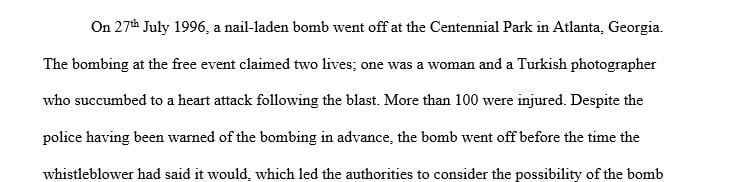 Identify a domestic pre-9/11 terrorist event and a domestic post-9/11 terrorist event