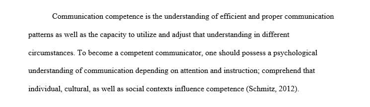 The ability to choose a communication behavior that is both effective and appropriate for a given situation