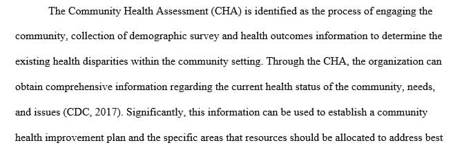 The strengths and limitations of this community health assessment as a public health effort.